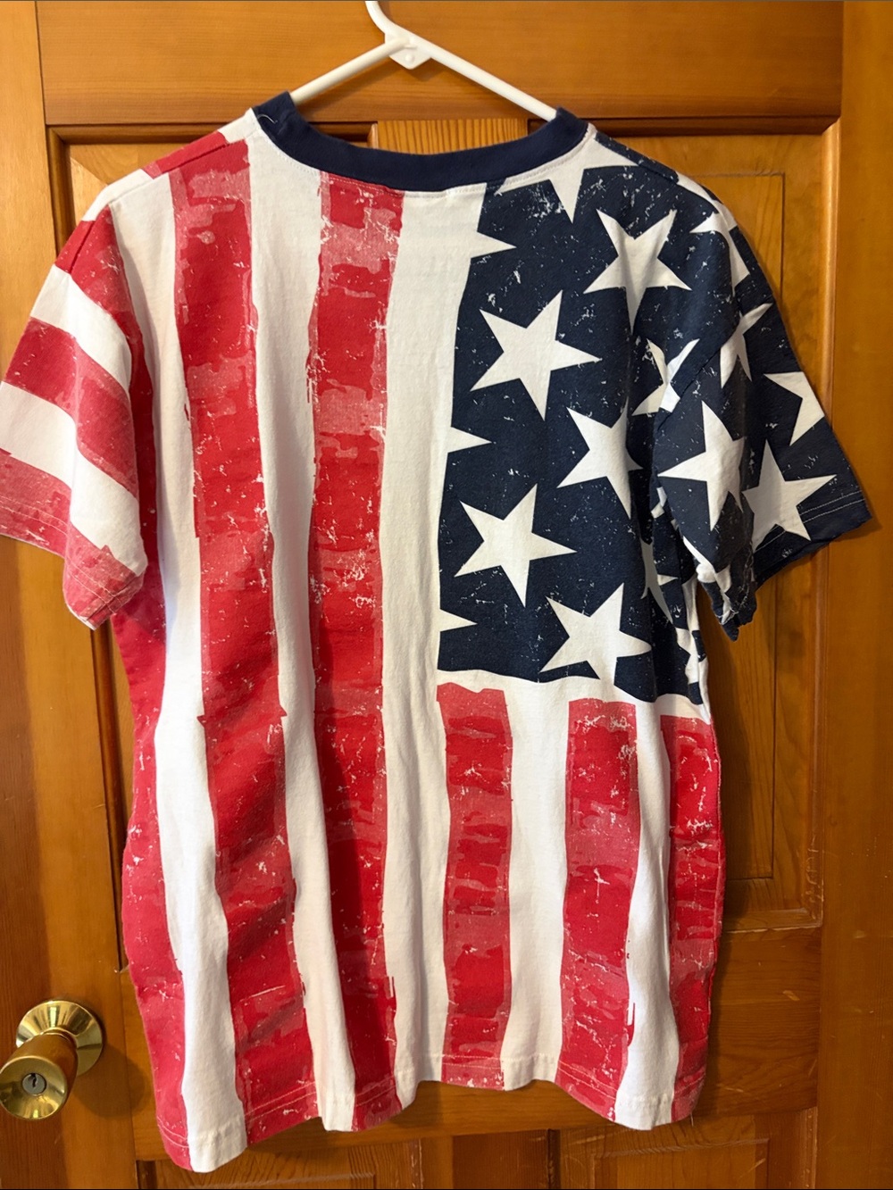 American Flag Short Sleeve Tee - Red, White & Blue - Picture 4 of 4